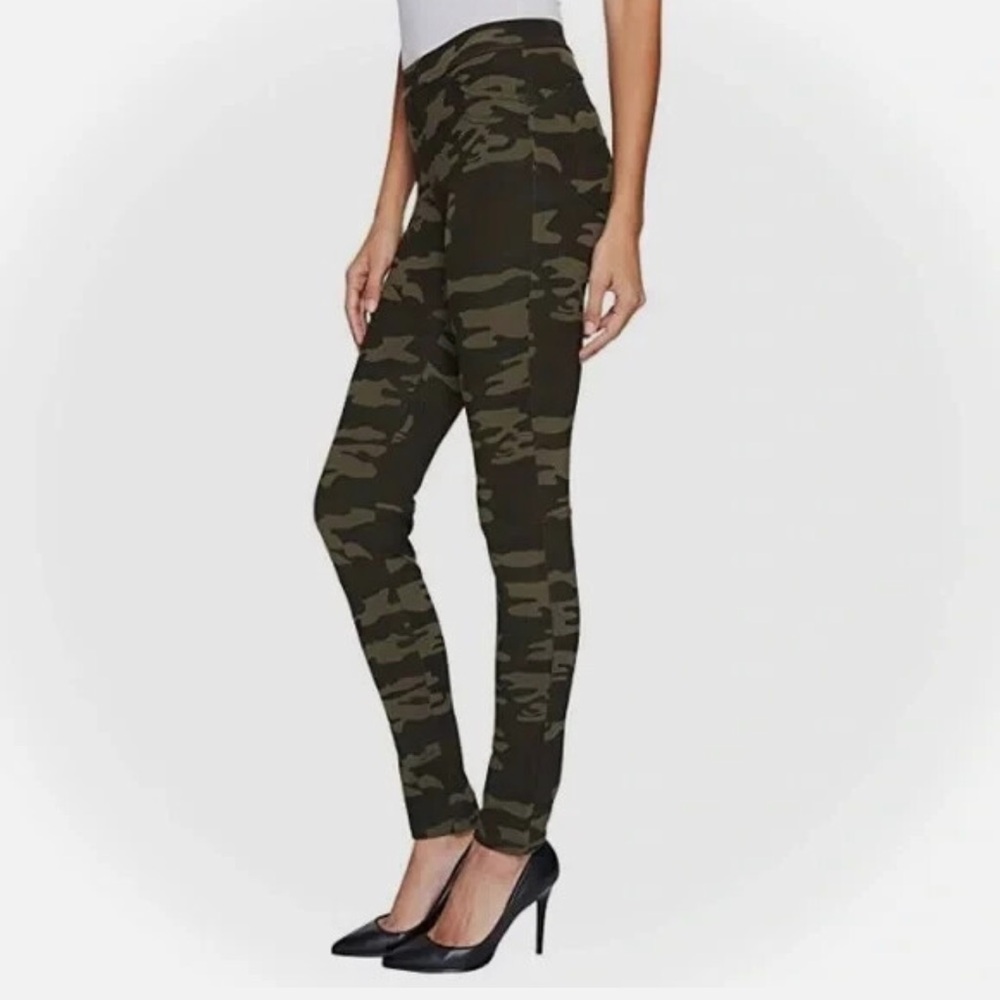 SANCTUARY | L | x Anthropologie Grease Olive Camo Stretch Leggings